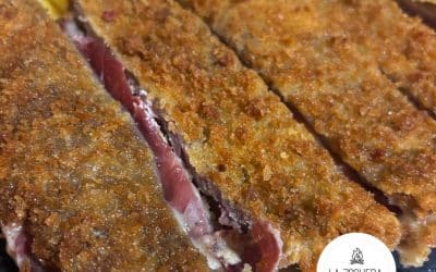 Premio al cachopo de La Joguera con jamón de cebo ibérico